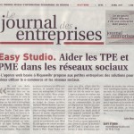 Article sur l'Agence Easy-Studio dans le Journal des Entreprises