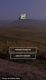 Aperçu sur mobile du site internet e-commerce créé en responsive design pour les vins d'alsace en biodynamie du domaine Valentin Zusslin à Orschwihr